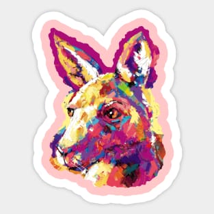 Kangaroo Lover Sticker